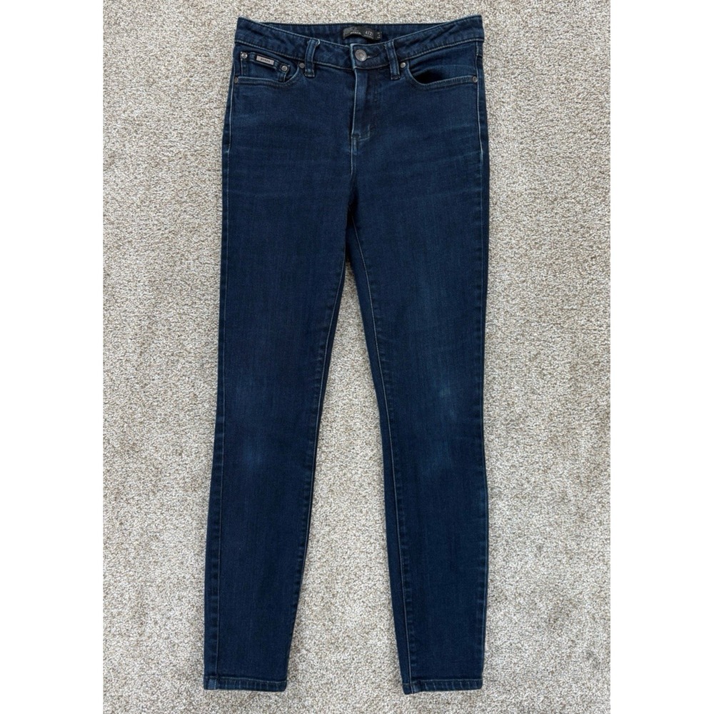 PrAna Sienna‎ Jeans Womens 4/27 Blue Mid Rise Skinny Mid Rise Organic Stretch